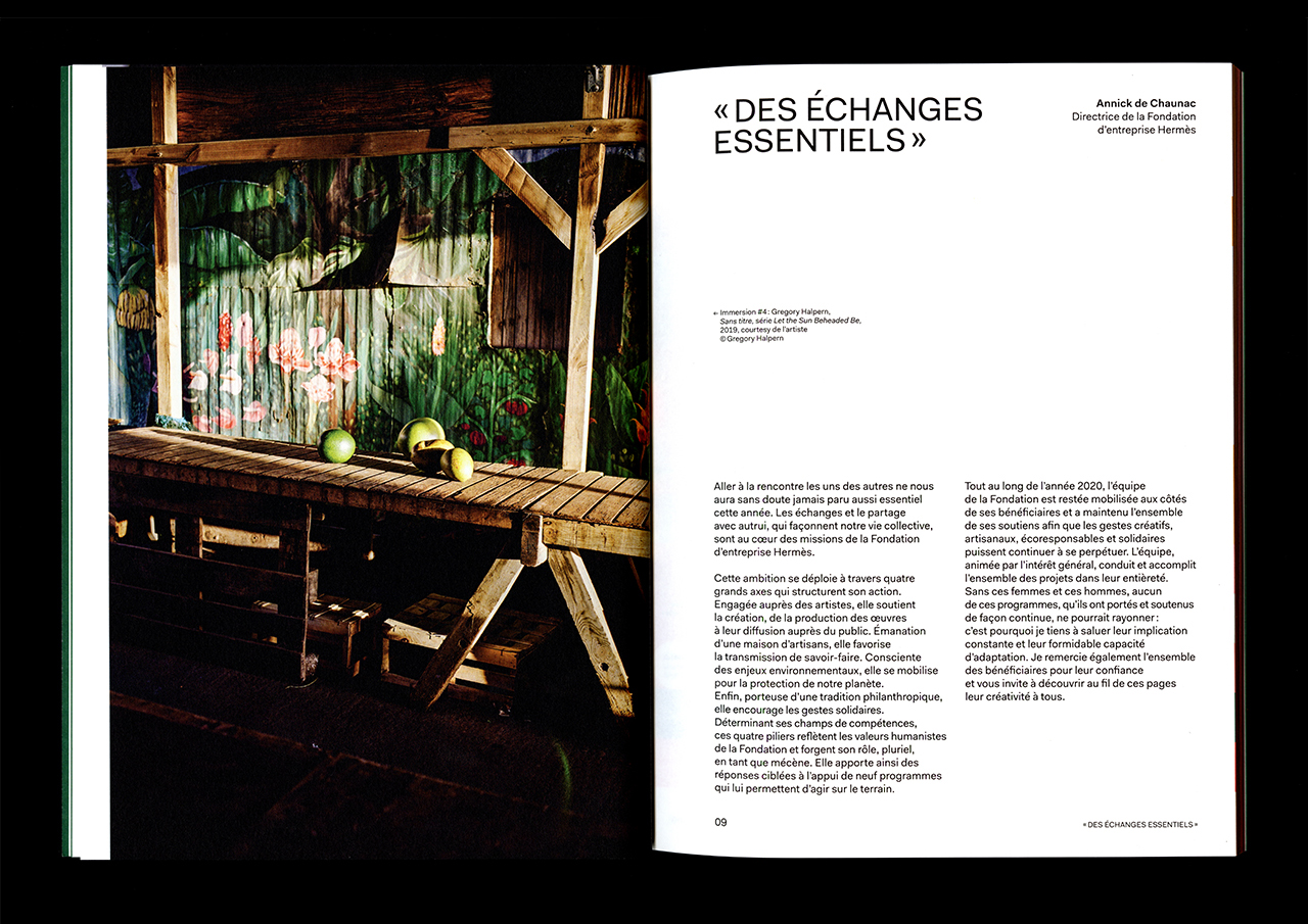 Fondation d'Entreprise Hermès - 2020 Annual Report - Les Graphiquants